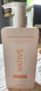 Native Hair Shampoo, Silicone Free, Sulfate Free, Paraben free, Sweet Peach & 16 - Picture 1 of 1