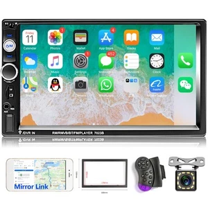Autoradio Doppio Din 7 Pollici Touchscreen Autoradio con Bluetooth Indash 2 D... - Foto 1 di 9