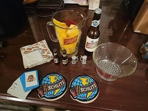 Confezione Birra Schlitz Vintage Da Collezione - Foto 1 di 5