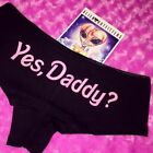 Sexy Women Yes Daddy Print Panties Underwear Lingerie Knickers Lady Funny Briefs