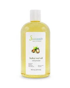 KUKUI NUT Oil Carrier Cold Pressed 100% Pure Natural Premium - Picture 1 of 16