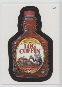 2010 Topps Wacky Packages All New Series 7 Log Coffin #43 1p5