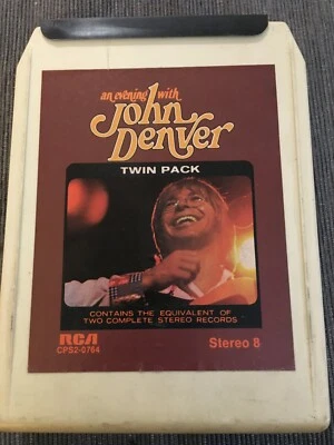 An Evening With John Denver twin pack Stereo 8 Track RCA CPS2-0764 - Bild 1 von 2