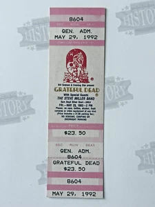 1992 Grateful Dead Full Unused Ticket May 29 UNLV 5/29/92 - Picture 1 of 2