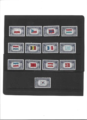 US  STAMPS  "Overrun Countries" #909-921  MNH  F-VF   Complete set of 13 - Image 1 of 2