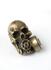 Skull Respirator Bead Knife DIY Bracelet EDC Kenchain Paracord Jewelry Lanyard