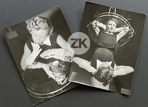 CATHERINE FATH JACQUES Actrice Miroir Mannequin Couturier Paris 2 Photos 1950s - Picture 1 of 2