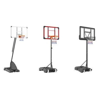 Uimoso 54/50/28/32/44" Basketball Hoop Adjustable Height Backboard System - Image 1 of 2