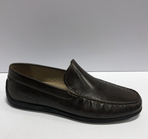 Mocassini ECCO da uomo classici Moc 2.0 in pelle marrone taglia US 11 11.5M EUR 45