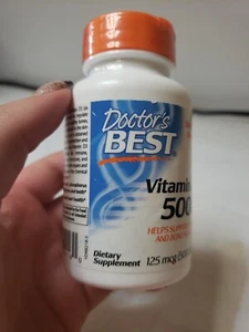 Doctors Best Vitamin D3 5000IU Immune Support 180 Softgels - Picture 1 of 8
