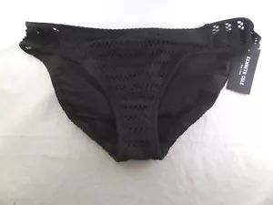 Nuevo con etiquetas Mujer Kenneth Cole Nueva York Duro Lujo Tab Parte inferior Negro Talla Grande - Imagen 1 de 4