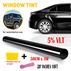 Uncut Roll Window Tint Film 5% VLT 35% 50% for Car Home Office Glass Tool EOU