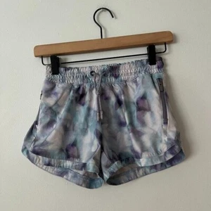 Athleta Girl All Play 3" Athletic Shorts Purple Blue Girl's Size L/12 - Picture 1 of 7