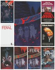 Image Feral (2024) #1  & 2 Lot of 9 Glow in the Dark 2nd Print 1:10 1:25 NM