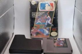 Major League Baseball Nintendo NES BOX Set IB PROTECTOR TESTED RARE