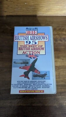 British Airshows 95 WHSmith Exclusive Video VHS - Untested - Image 1 of 4