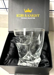 Kobi & Knight Whiskey Glass With Built-In Cigar Rest - Picture 1 of 4