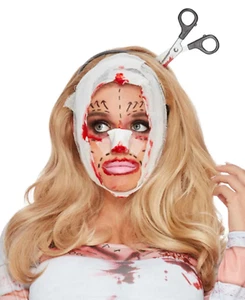 Scissors Through the Head Halloween Novelty Joke Nurse Fancy Dress Headband - Picture 1 of 1