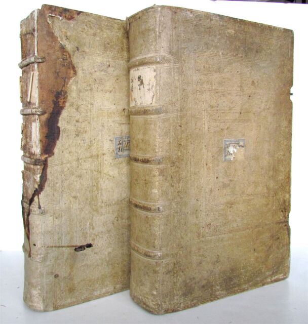 Thick Antique 1739 GERMAN BIBLE Martin Luther