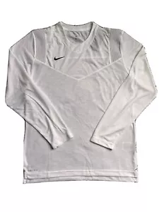 Camiseta de entrenamiento Nike Sideline UV manga larga blanca Dri-Fit CW3539-100 mediana para hombre - Imagen 1 de 6