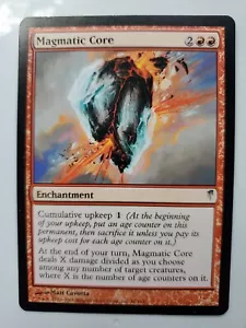 MTG Magic The Gathering Card Magmatic Core Enchantment Red Coldsnap - Picture 1 of 2