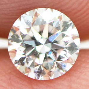 Diamante de corte redondo blanco 0,70 quilates suelto color D VVS2 natural mejorado 5,49 mm - Imagen 1 de 9