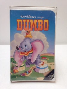 BLACK DIAMOND CLASSIC DUMBO VHS #24 RARE COLLECTORS WALT DISNEY ORIGINAL RUN - Picture 1 of 1