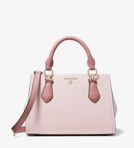 ☂️🍄Michael Kors Marilyn☄️MINI☄️Tracolla in pelle saffiano color-block nuova con etichetta - Foto 1 di 10