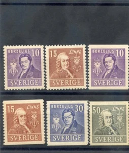 SVEZIA Sc 293-8 (MI 272A,B-75A)*F-VF LH 1939 SER $85 - Foto 1 di 1