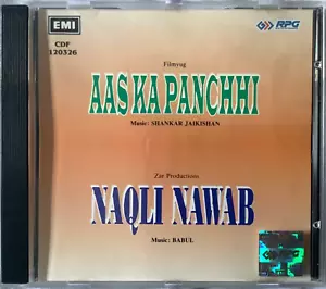 Aas Ka Panchhi / Naqli Nawab - RARE EMI 2 IN 1 Bollywood Music CD MADE IN UK - Picture 1 of 3