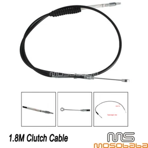 For Harley Sportster XL883R XL883L XL1200N XL1200CP Black Clutch Cable Line 1.8M - Foto 1 di 9