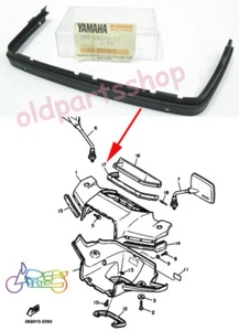 Yamaha XC180 XC200 Top Cowling Screen Holder NOS Front Bracket Rim 25G-2623A-00 - Picture 1 of 2