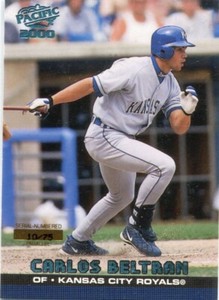 2000 Pacific Paramount - CARLOS BELTRAN - Holo Silver #108 - ROYALS #d 53/99