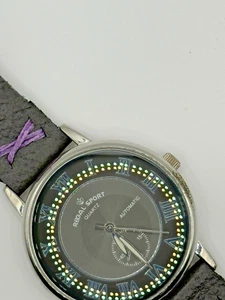 Regal Sportuhr - 46mm mit Custom Lederband und Japan Uhrwerk - funktioniert - Bild 1 von 11