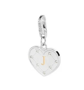 Ciondolo lettera J Rosato Charm MY Alphabet argento zirconi AL010 - Foto 1 di 1