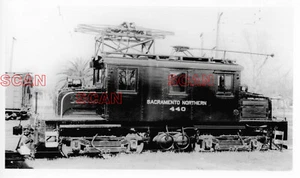 4AA236 RP 1942 SACRAMENTO NORTHERN RAILWAY LOCO #440 YUBA CITY - Picture 1 of 1