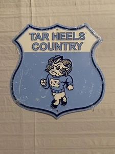 North Carolina Tar Heels NCAA Metal Route Road Sign 11" x 11" Hangtime Brand - Picture 1 of 1