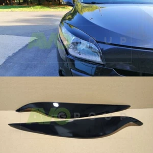 Headlight Eyelids for Renault Megane 3 2008-2013 ABS Gloss - Bild 1 von 10