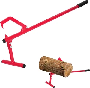 51.18"" Timberjack Log Lifter, Adjustable Log Roller Cant Hook,Heavy-Duty Carbon - Picture 1 of 7