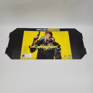 Cyberpunk 2077 (Relase Date Sticker) Gamestop Display Poster 12in(21in) x 9in #1 - Picture 1 of 9