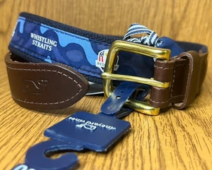 CINTURÓN DE GOLF VINEYARD VINES RYDER CUP WHISTTLING STRAITS para hombre talla 30 - Imagen 1 de 10