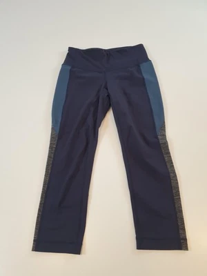 Athleta Leggings Womens XS Blue Colorblock High Rise Yoga Athletic Pants Stretch - Image 1 of 4