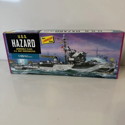Lindberg U.S.S. Hazard Admirable-Class U.S. Navy Minesweeper 1:125 Scale Model - Image 1 of 4