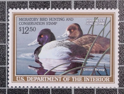 Scott RW56 1989 $12.50 Duck Stamp MNH PSE Cert Grade 95 SCV $75.00 - Image 1 of 3