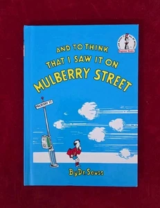 Vtg  Dr. Seuss And To Think That I Saw It On Mulberry Street 1964 Book Club Ed - Picture 1 of 2