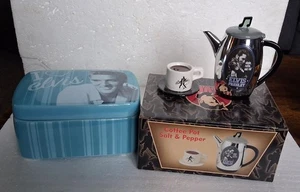 Elvis Presley Salt Pepper Coffee Music  Collectibles Music King Rock n Roll - Picture 1 of 3