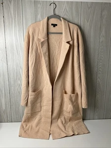 Blazer Suéter J.Crew Ella XL Para Mujer AD753 Camel Tostado Largo Mezcla Lana Abrigo - Imagen 1 de 9