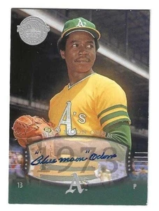 Tarjeta autografiada de John Odom Oakland A's 2004 Upper Deck Timeless Teams #86 - con certificado de autenticidad - Imagen 1 de 1