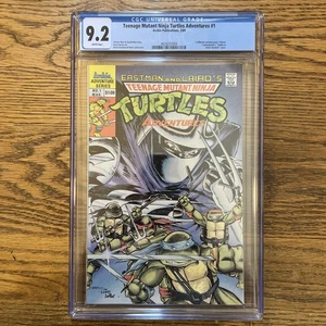 Teenage Mutant Ninja Turtles Adventures #1 CGC 9.2 White Pages 1989 - Picture 1 of 4