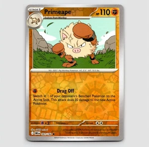 Primeape (Reverse) -  091/182 - Common NM SV10: Destined Rivals Single - Picture 1 of 2